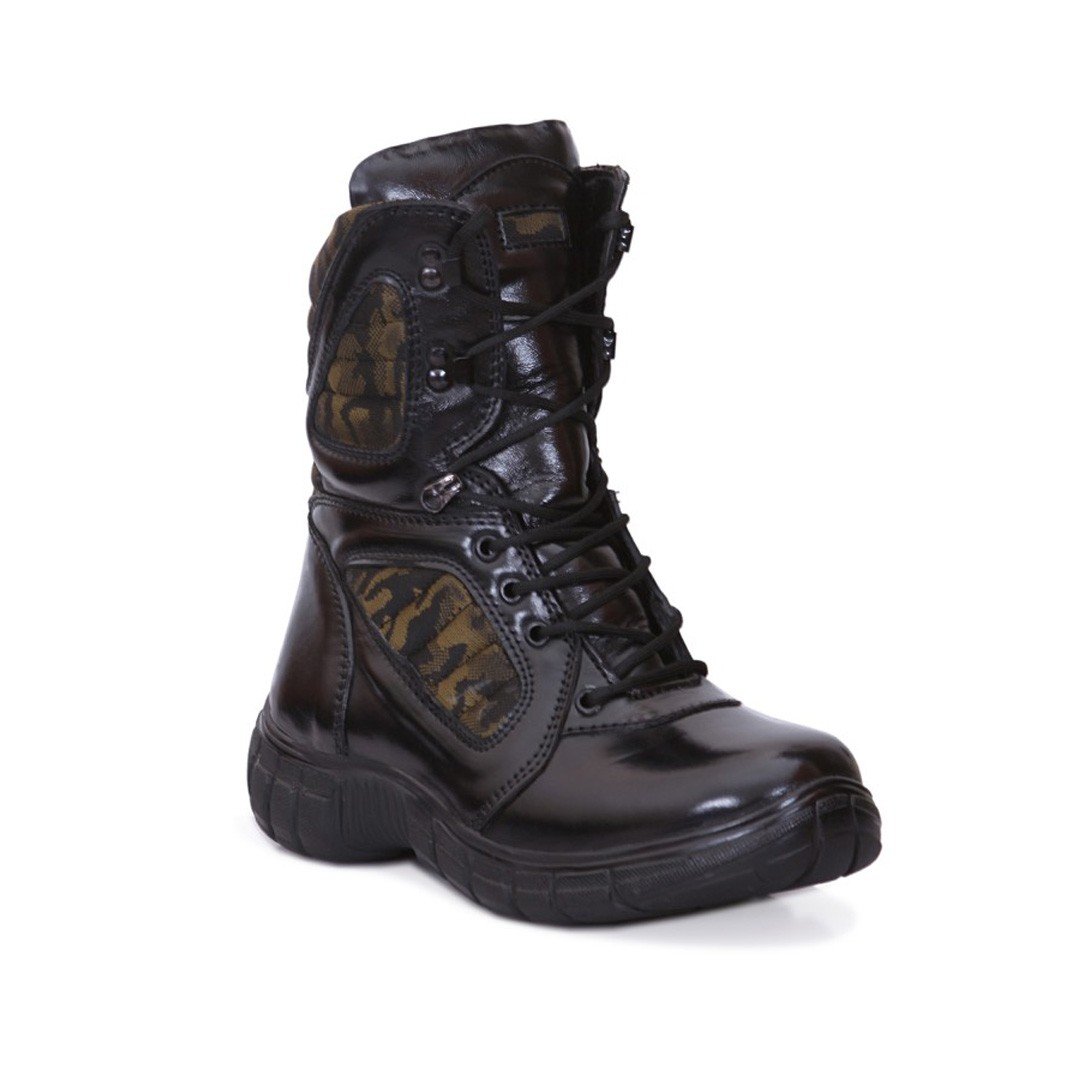 Icebull Leather Combat boots For Men (JECO010)