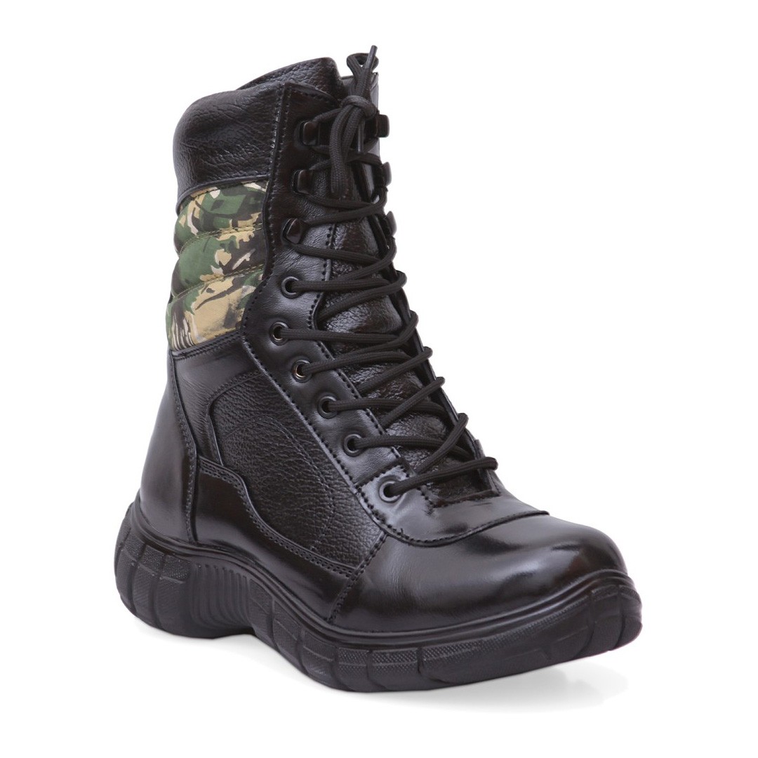 Icebull Leather Combat Boots for Men (JEU006)